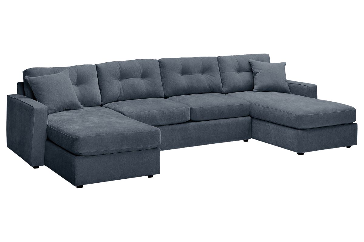 ModularOne Navy 3-Piece Sleeper Sofa with Dual Chaises 3