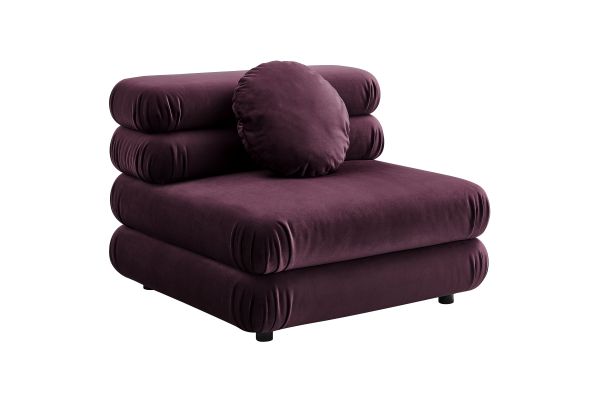 Jubilee Modular Performance Velvet Armless Chair