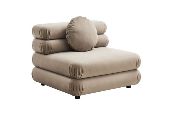 Jubilee Modular Performance Velvet Armless Chair