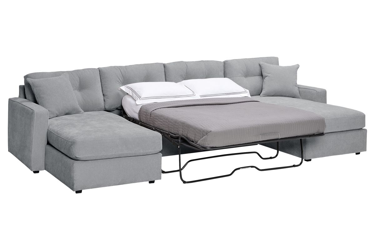 ModularOne Granite 3-Piece Sleeper Sofa with Dual Chaises 4