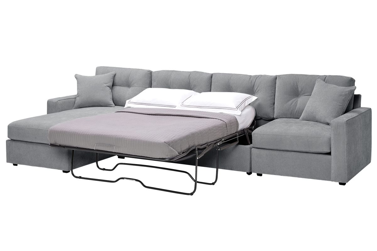 ModularOne Granite 3-Piece Sleeper Sofa with Left Arm Facing Chaise 4