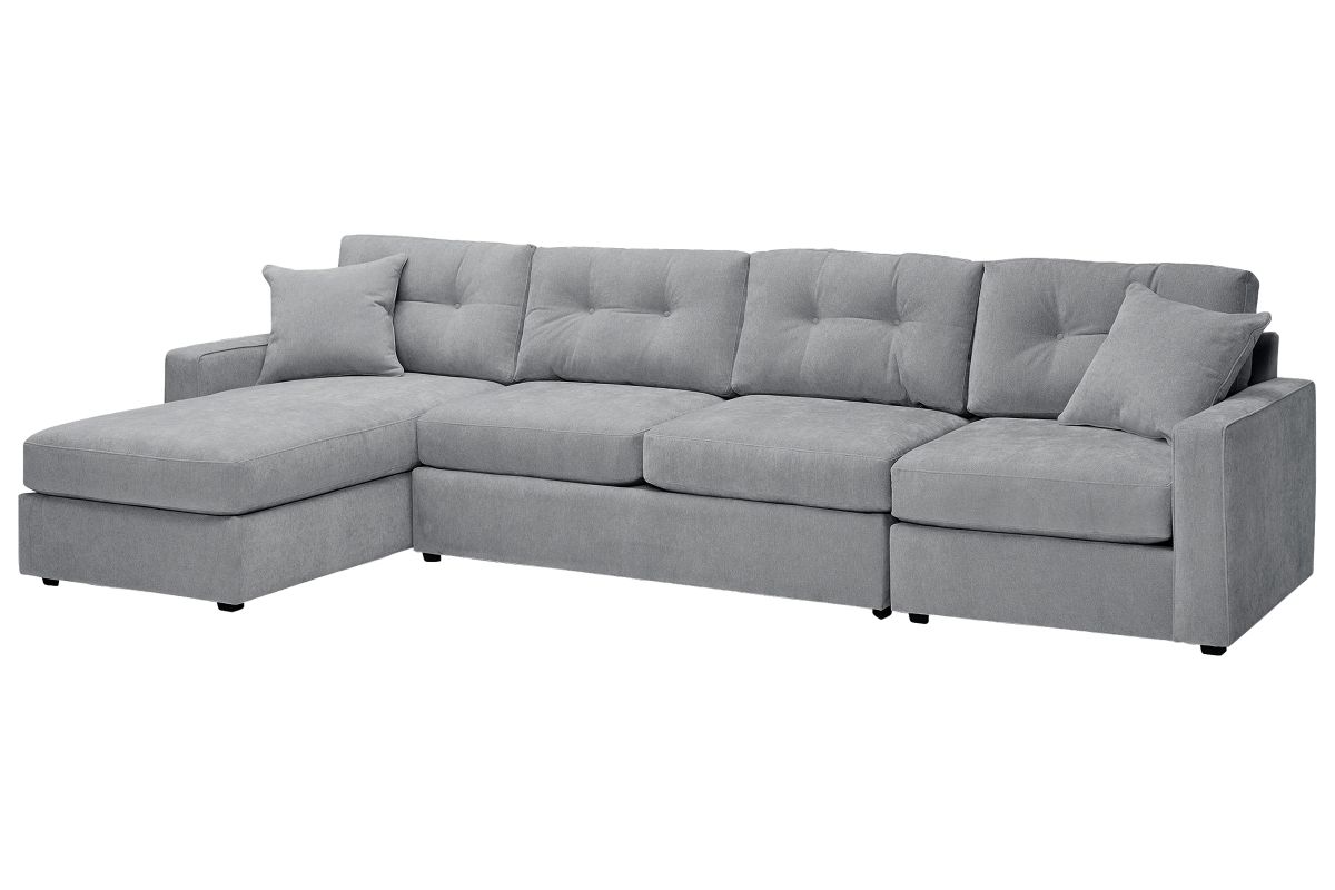 ModularOne Granite 3-Piece Sleeper Sofa with Left Arm Facing Chaise 3