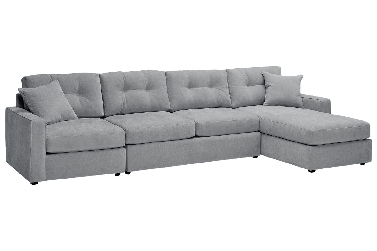 ModularOne Granite 3-Piece Sleeper Sofa with Right Arm Facing Chaise 3