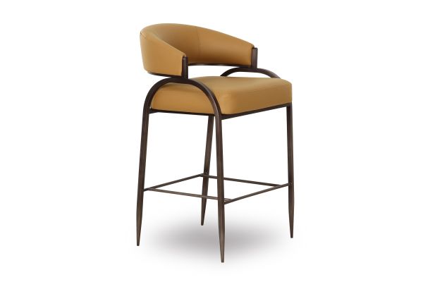 Tatum Tan Performance Vegan Leather Counter Stool