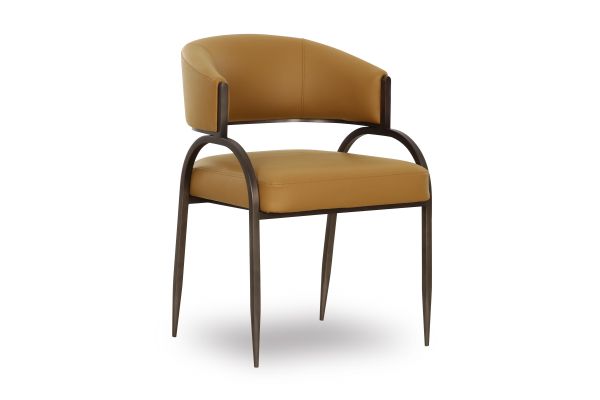 Tatum Tan Performance Vegan Leather Dining Chair