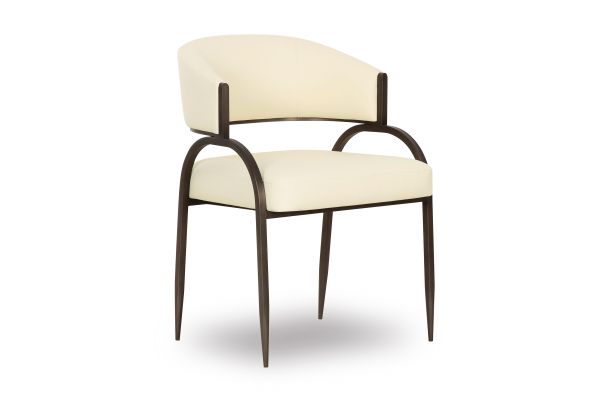 Tatum Cream Performance Vegan Leather Dining Chair