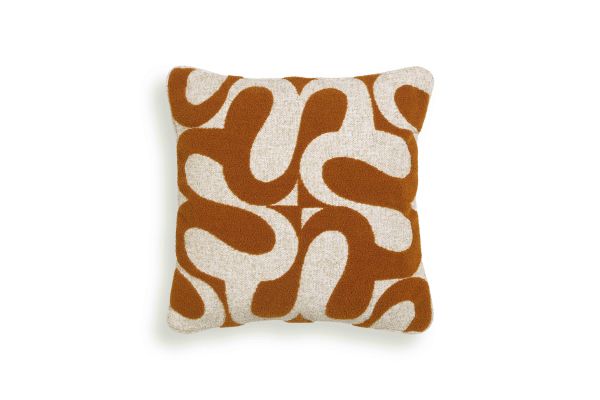 Bonney Rust Orange Boucle Accent Cushion