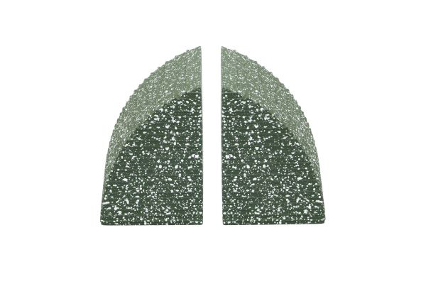 Gabby Green Arc Bookends