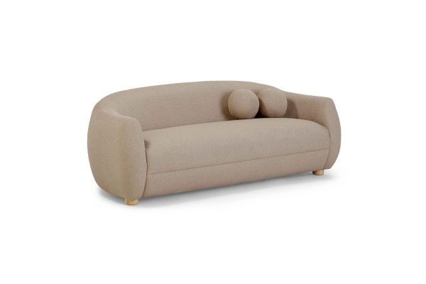 Judy Light Brown Boucle Sofa