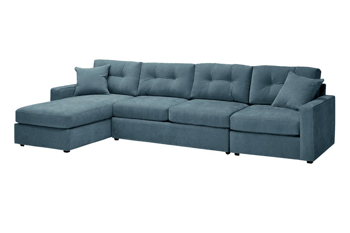 ModularOne Sectional Teal 3-Piece with Sleeper + Left Arm Facing Chaise 2