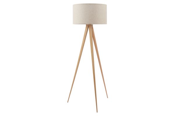 Imperial Floor Lamp Beige & Natural