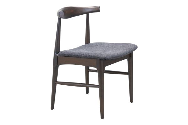 Tuzka Dining Chair (Set of 2) Gray & Espresso