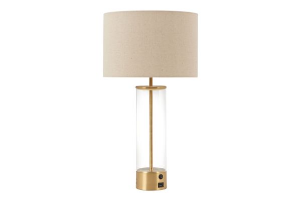 Boreal Table Lamp Beige & Gold