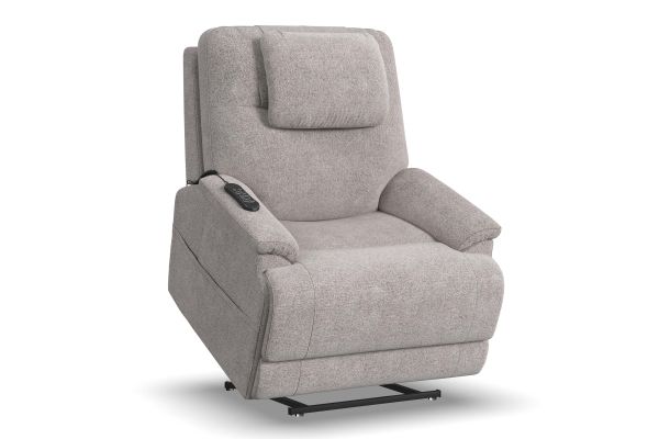 Zecliner Model 2 Dove Petite Ergonomic Triple Power Sleep Recliner with Lift by Flexsteel
