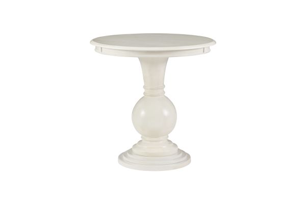 Amelia Cream Accent Table Round