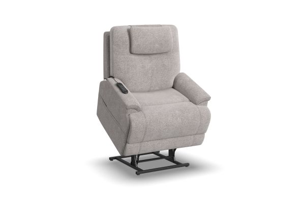Zecliner Model 1 Dove Memory Foam Triple Power Sleep Recliner with Lift by Flexsteel 