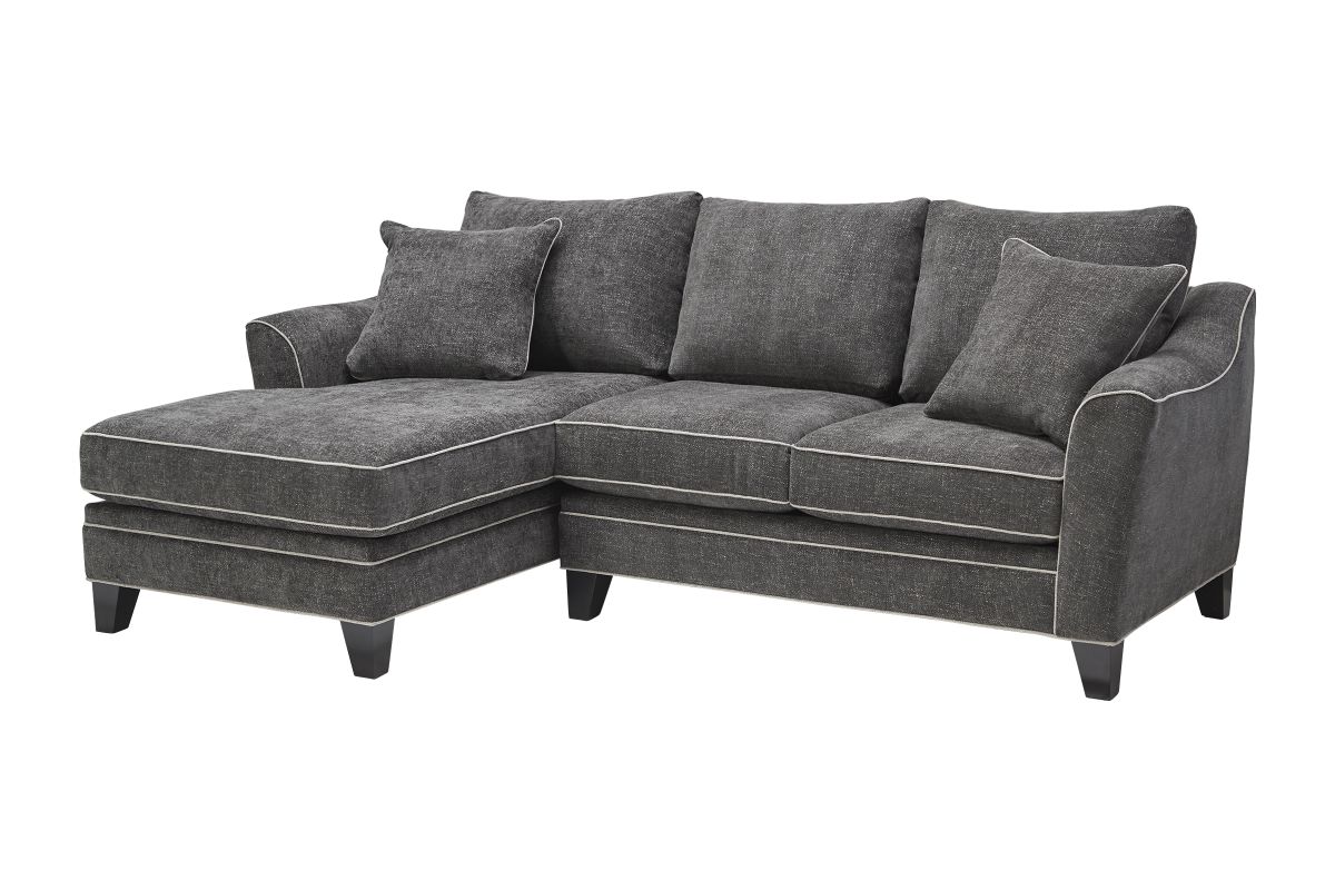 Demi Charcoal 2-Piece Sectional with Left Arm Facing Chaise 3