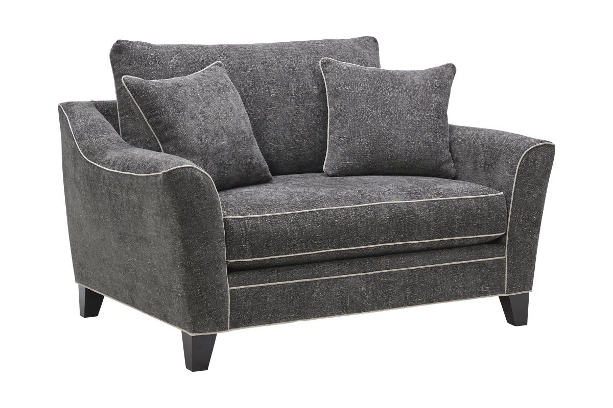 Demi Charcoal Chair and a 1/2 3