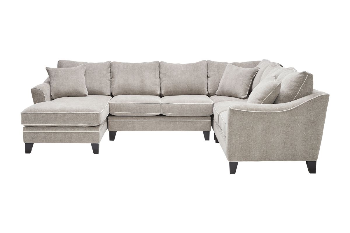 Demi Pebble 4-Piece Sectional with Left Arm Facing Chaise 3