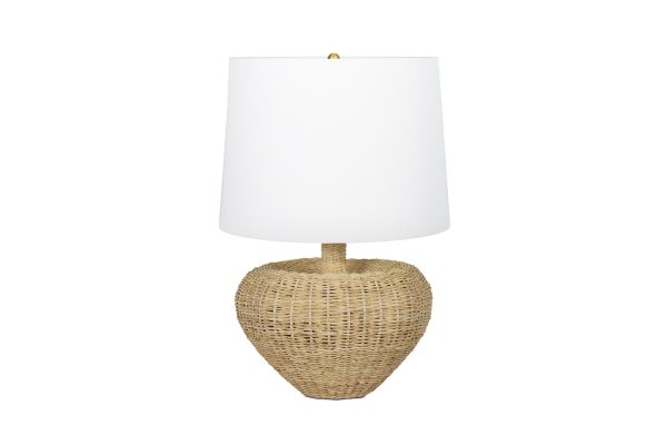 Avery Rattan Table Lamp