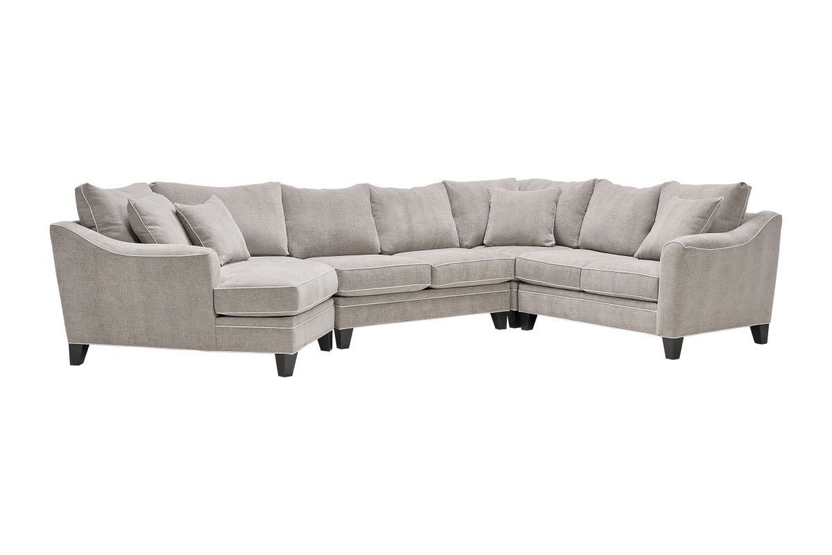 Demi Pebble 4-Piece Sectional with Left Arm Facing Cuddler 3