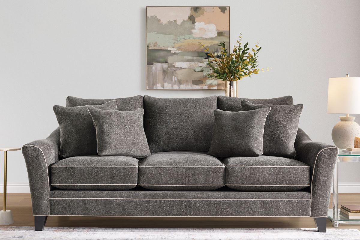 Demi Charcoal Queen Sleeper Sofa 9