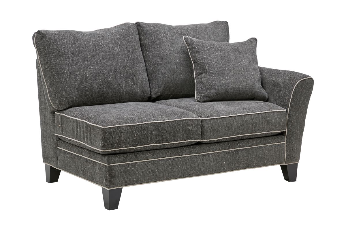 Demi Charcoal 4-Piece Sectional 7