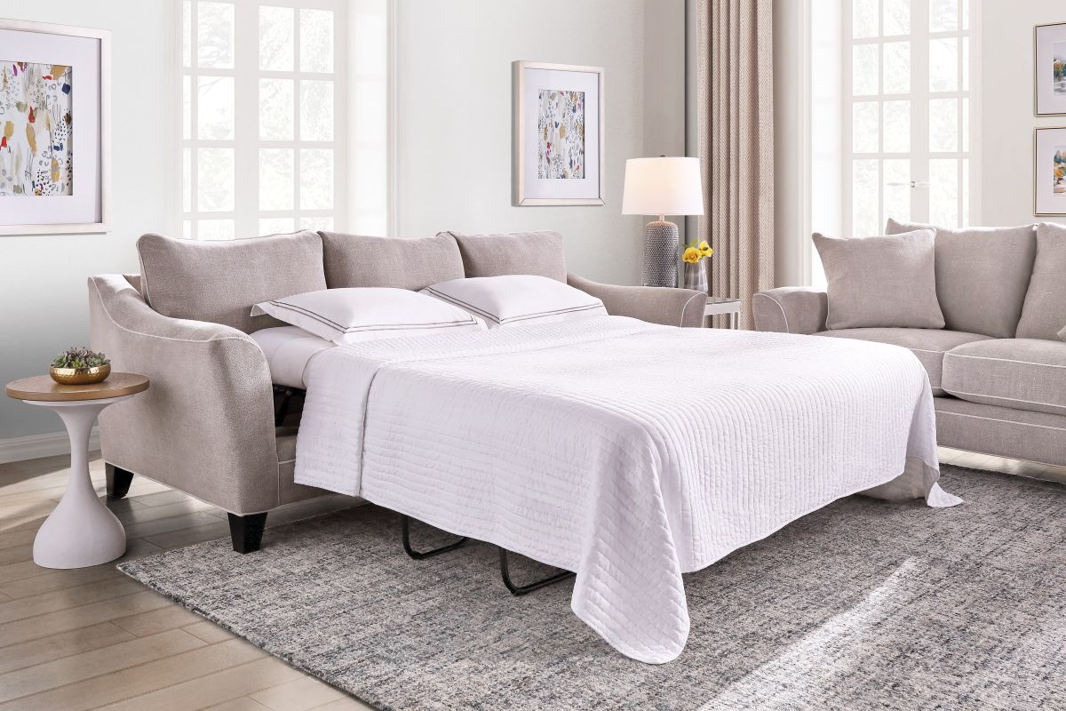 Demi Pebble Queen Sleeper Sofa 9