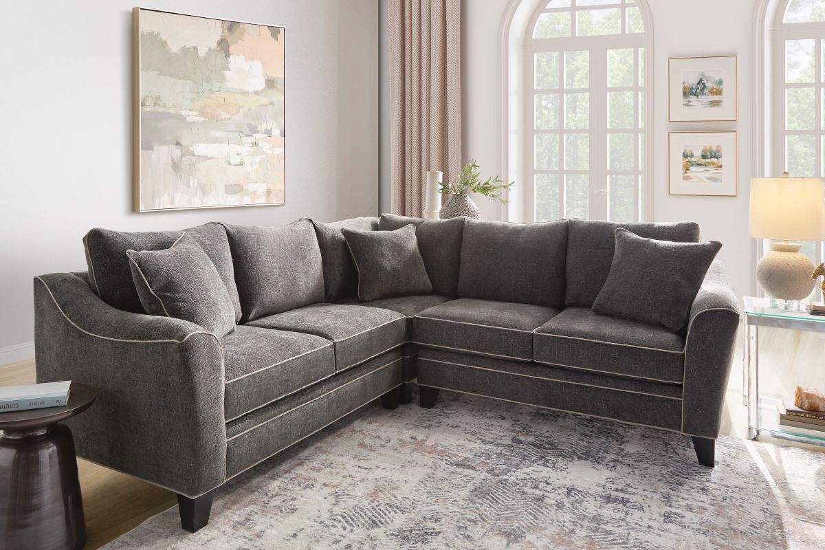 Demi Charcoal 3-Piece Sectional 2