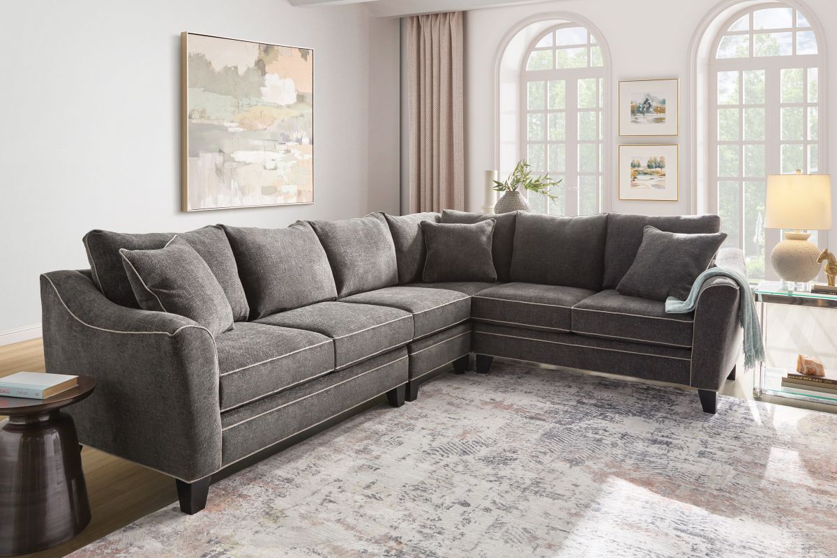 Demi Charcoal 4-Piece Sectional 2