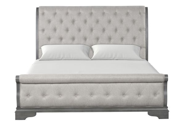 Cascade King Upholstered Bed 