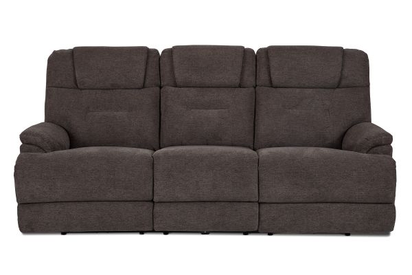 Zofa Umber Triple Power Reclining Sleep Sofa by Flexsteel