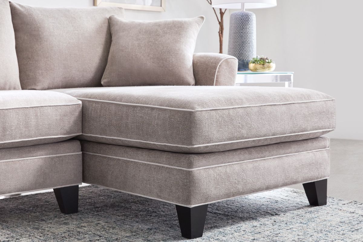 Demi Pebble 4-Piece Sectional with Right Arm Facing Chaise 10