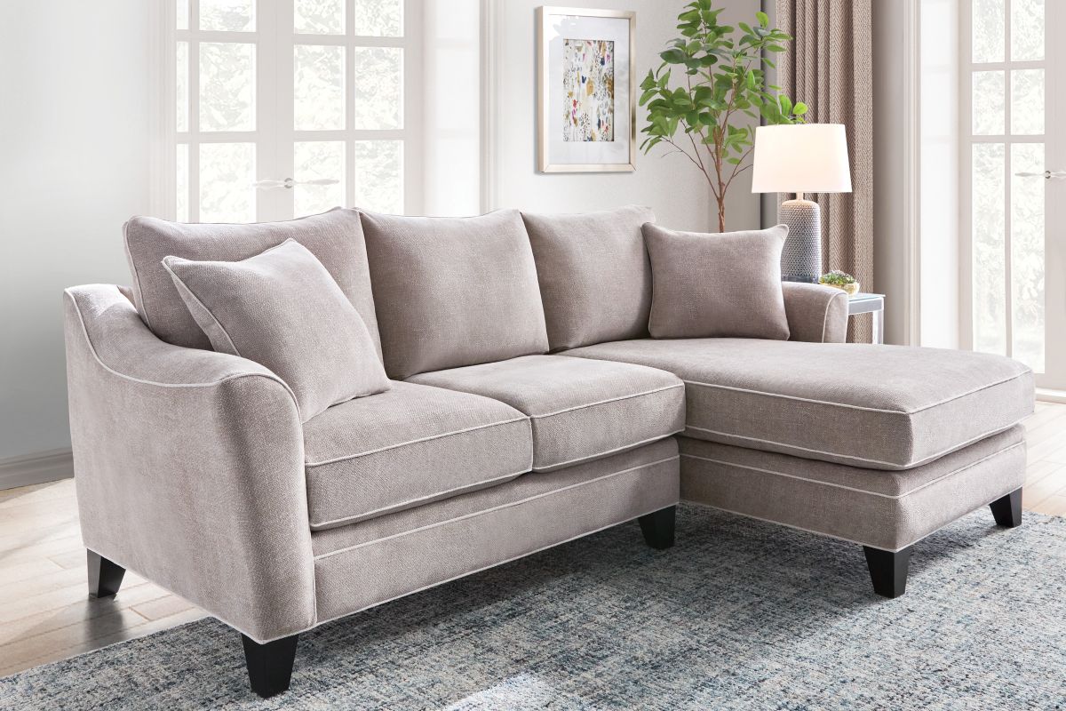 Demi Pebble 2-Piece Sectional with Right Arm Facing Chaise 2