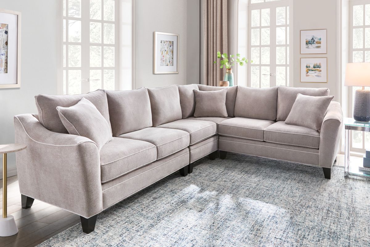 Demi Pebble 4-Piece Sectional  2