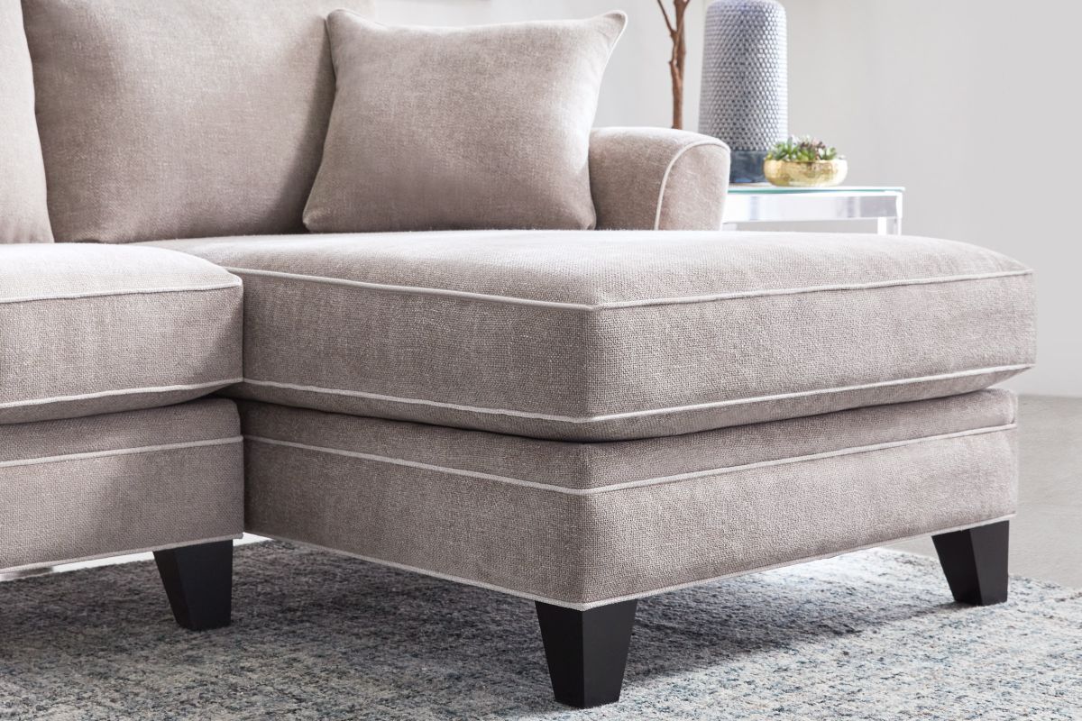 Demi Pebble 2-Piece Sectional with Right Arm Facing Chaise 7