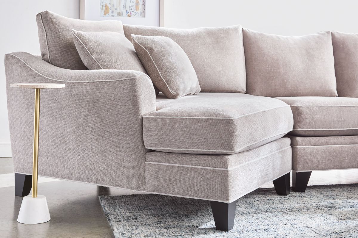 Demi Pebble 4-Piece Sectional with Left Arm Facing Cuddler 10