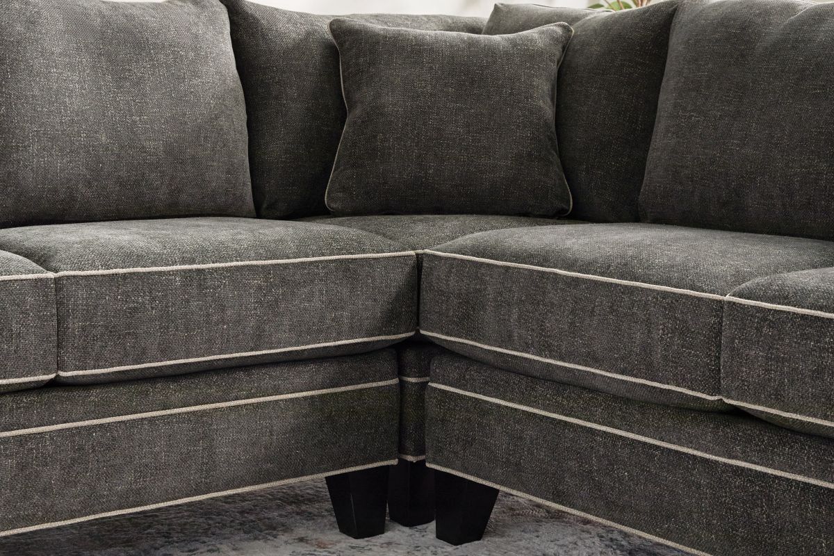 Demi Charcoal 4-Piece Sectional with Left Arm Facing Chaise 11