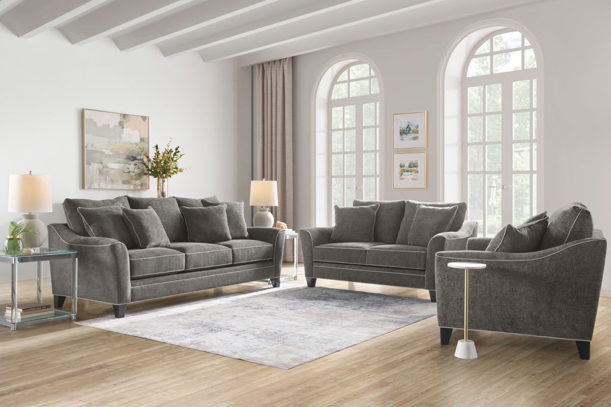 Demi Charcoal Sofa 9