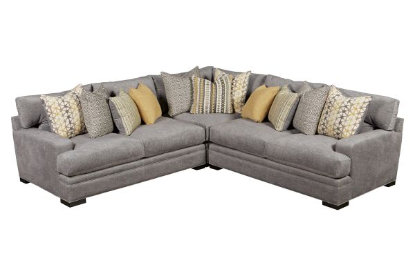 Bulova Grey 3-Piece Sectional 