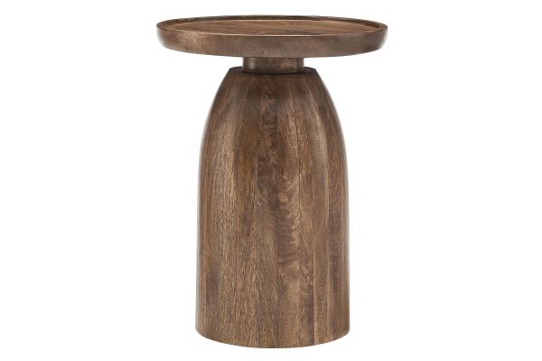 Holloway Round Wood Side Table