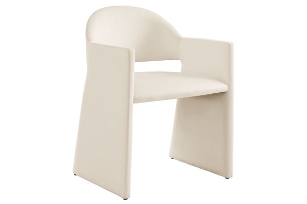 Talia Performance Velvet Dining Armchair