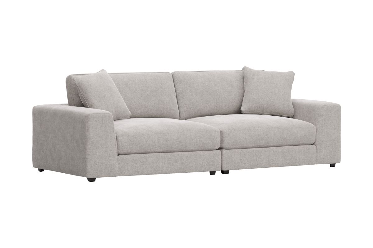 ModularThree Grey 2-Piece Loveseat 4