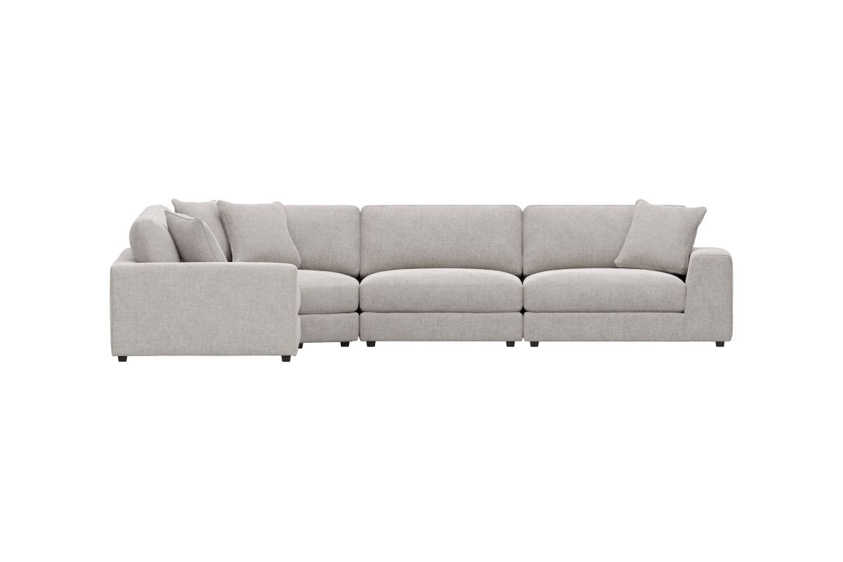ModularThree Grey 5-Piece Sectional  4