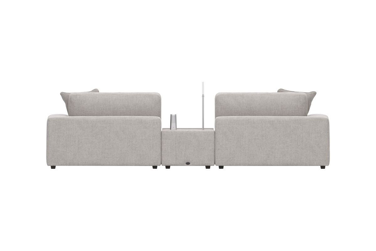 ModularThree Grey 3-Piece Console Loveseat  6