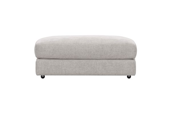 ModularThree Grey Bumper Ottoman