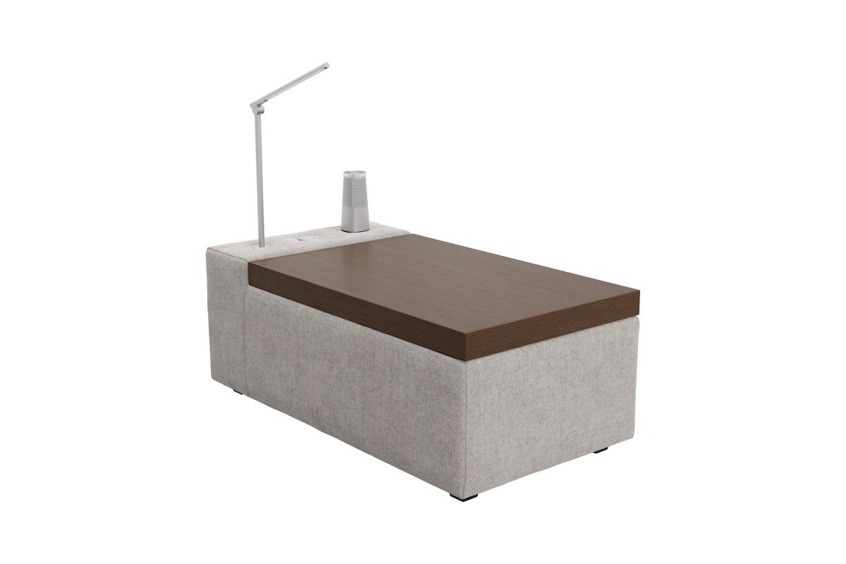 ModularThree Grey 3-Piece Console Loveseat  13