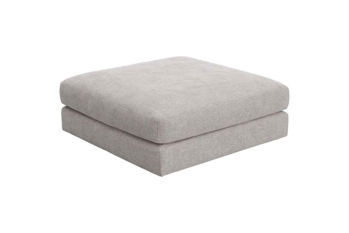 ModularThree Grey 5-Piece Sectional with Right Arm Facing Chair + Bump Ottoman 10