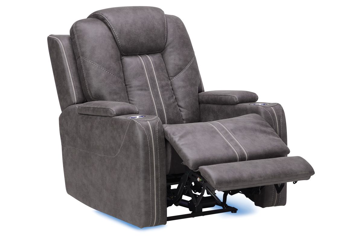 Maverick2 Grey Audio Triple Power Recliner 4