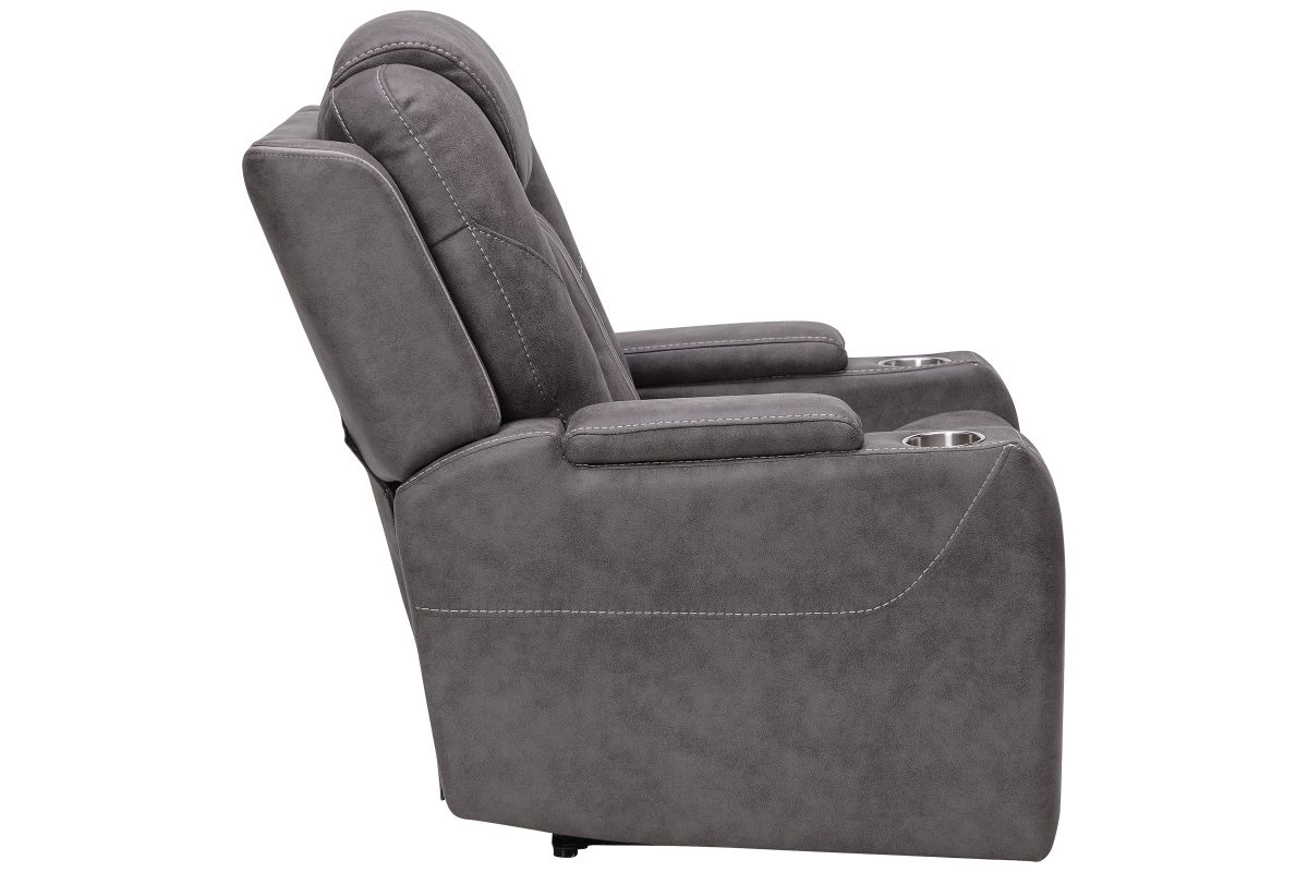 Maverick2 Grey Audio Triple Power Recliner 8